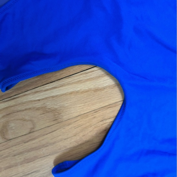 NWT Solid & Striped The Sarah Ribbed Azure Blue One Piece Bathing Suit Size XL - Picture 11 of 15